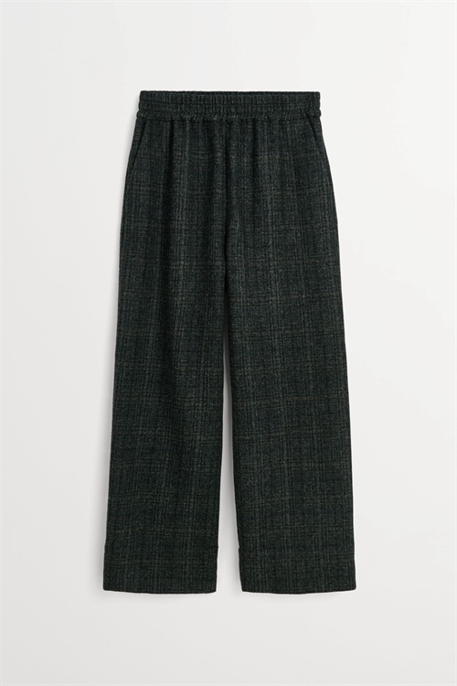 SKALL STUDIO JASMINE PANTS GREEN CHECK STRUCTURE